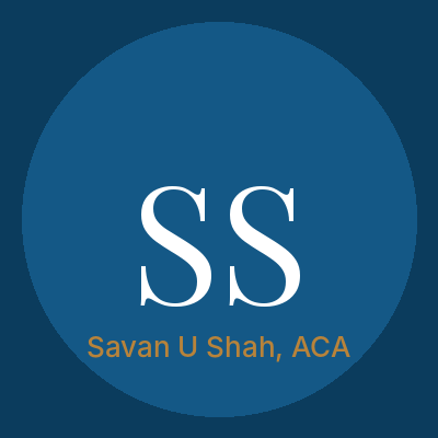 Savan U Shah, Chartered Accountant